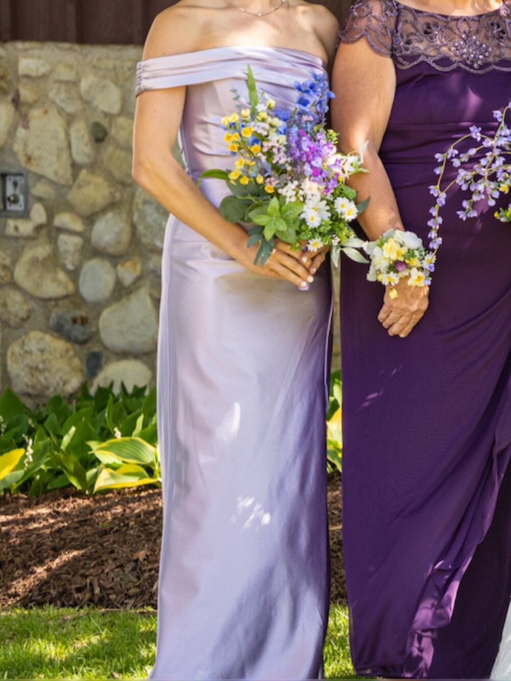 Galina Signature Lilac Satin Dress Women's Size 4